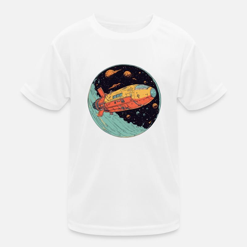 Aventures galactiques : exploration de l’espace T-shirt sport Enfant