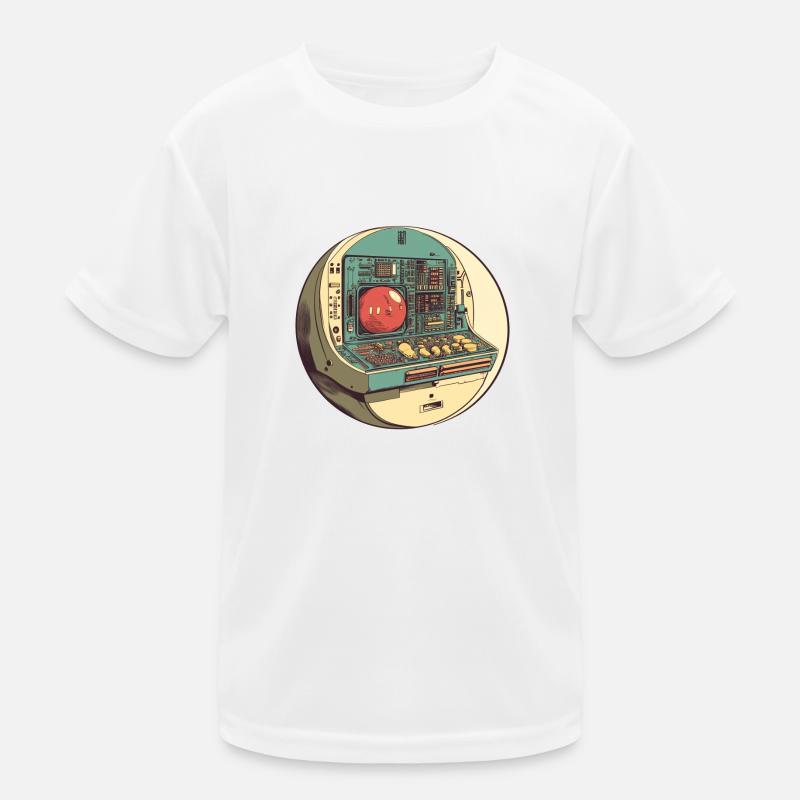 Retro computers: The beginnings of technology! Kids Functional T-Shirt