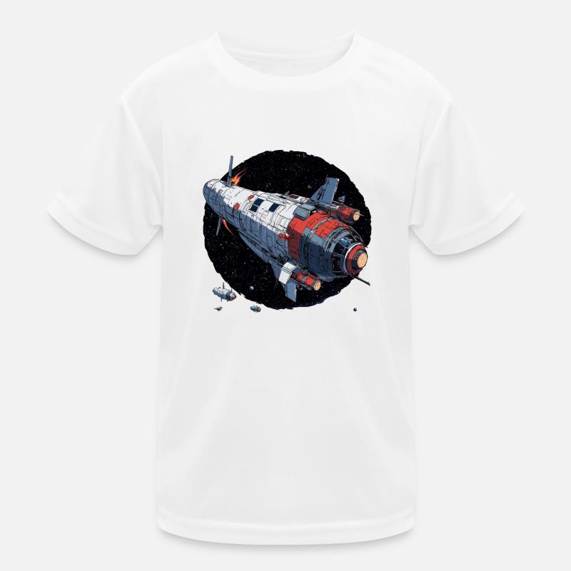 Galactic Journey: Departure into the unknown! Kids Functional T-Shirt