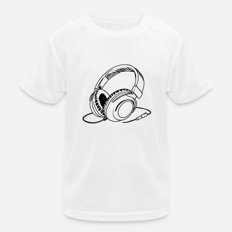 Headphones Kids Functional T-Shirt