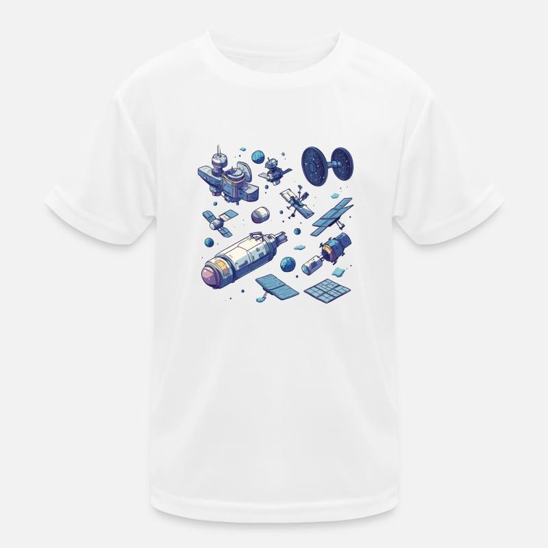 Stations spatiales modulaires : l’avenir de l’exploration spatiale T-shirt sport Enfant