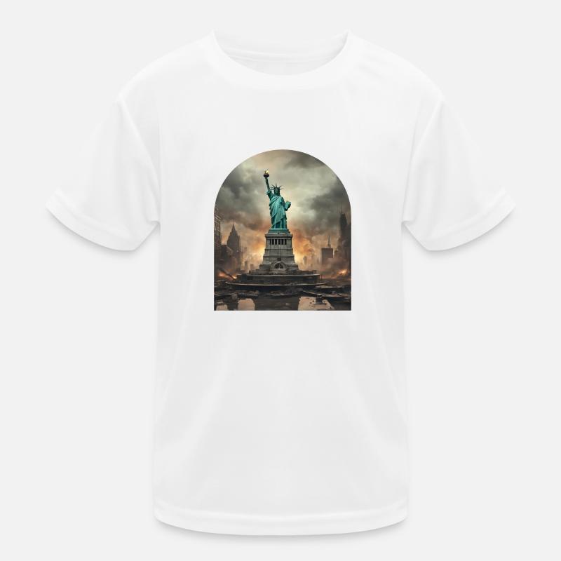 Statue de la liberté T-shirt sport Enfant