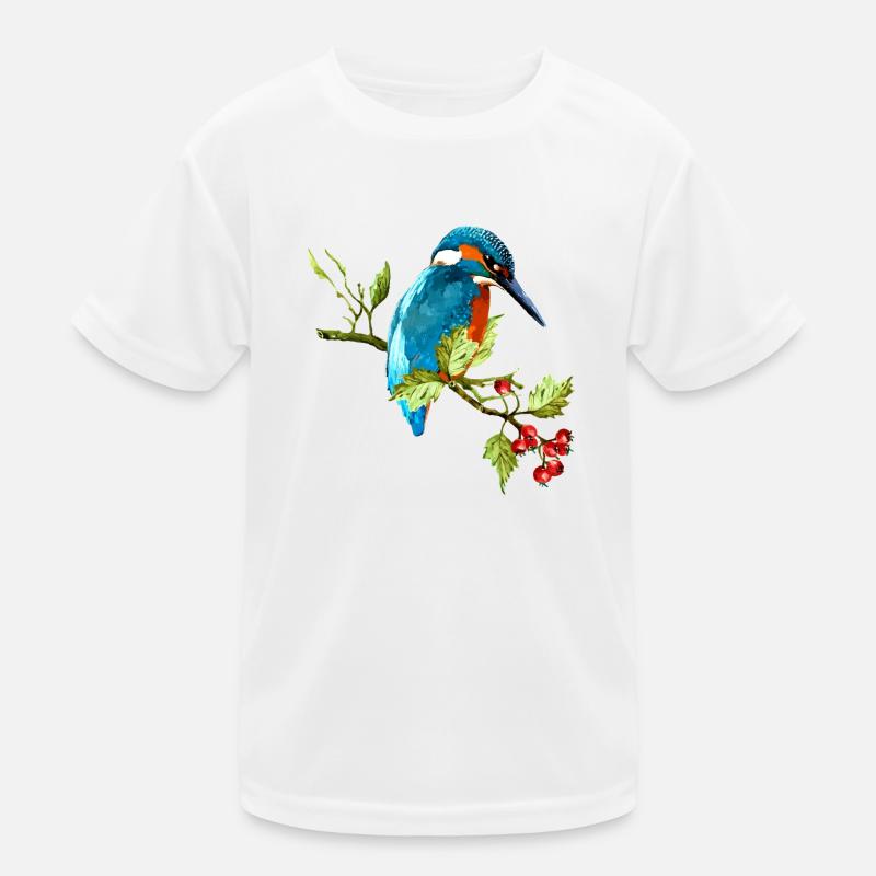 Bunter Vogel Kinder Funktions-T-Shirt