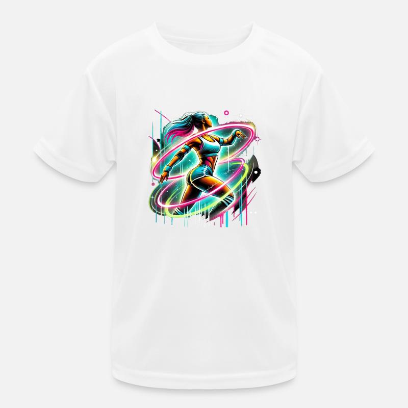 Mature gymnast Kids Functional T-Shirt