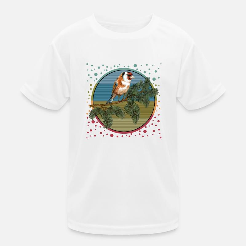 Bunter Vogel Kinder Funktions-T-Shirt