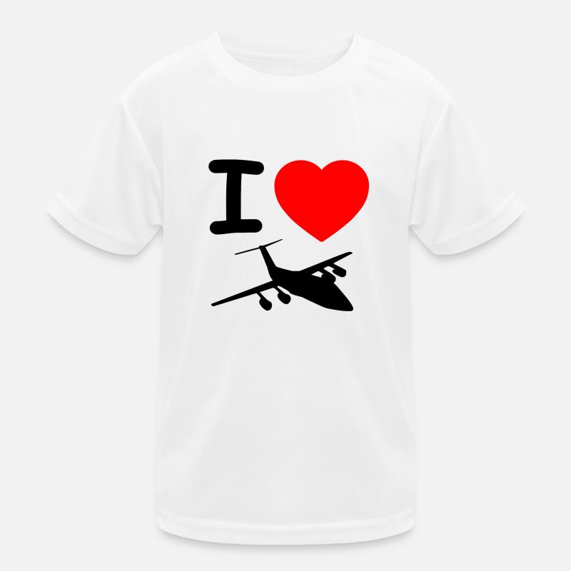 Airplane Kids Functional T-Shirt