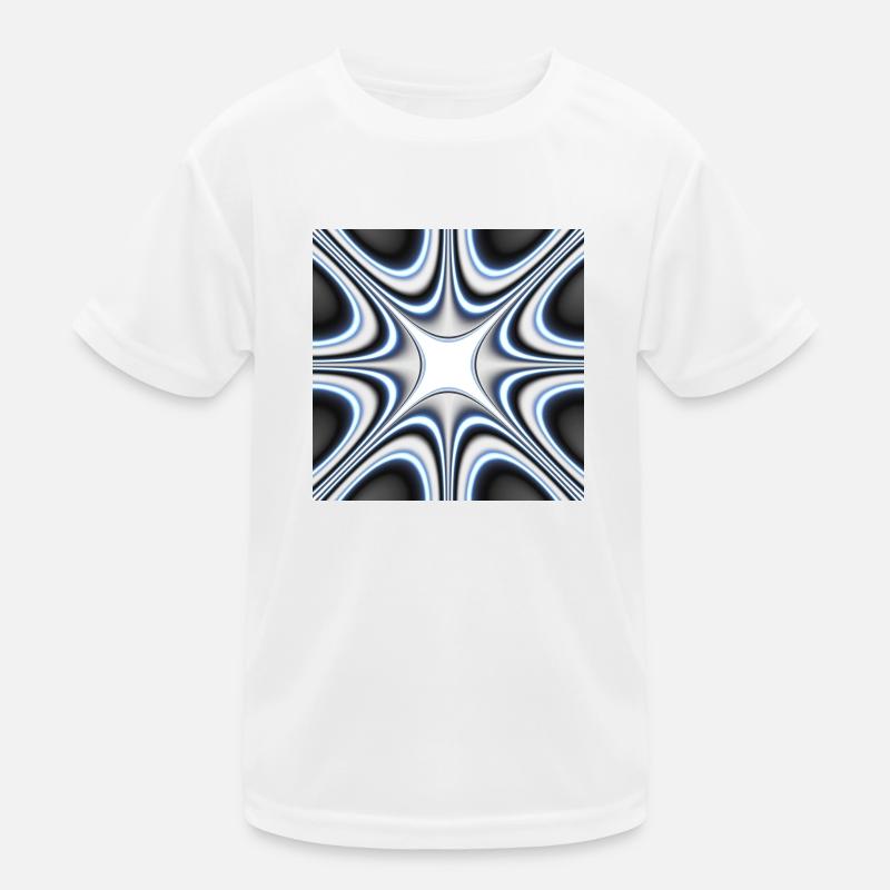 Abstract with different shapes and patterns Kids Functional T-Shirt
