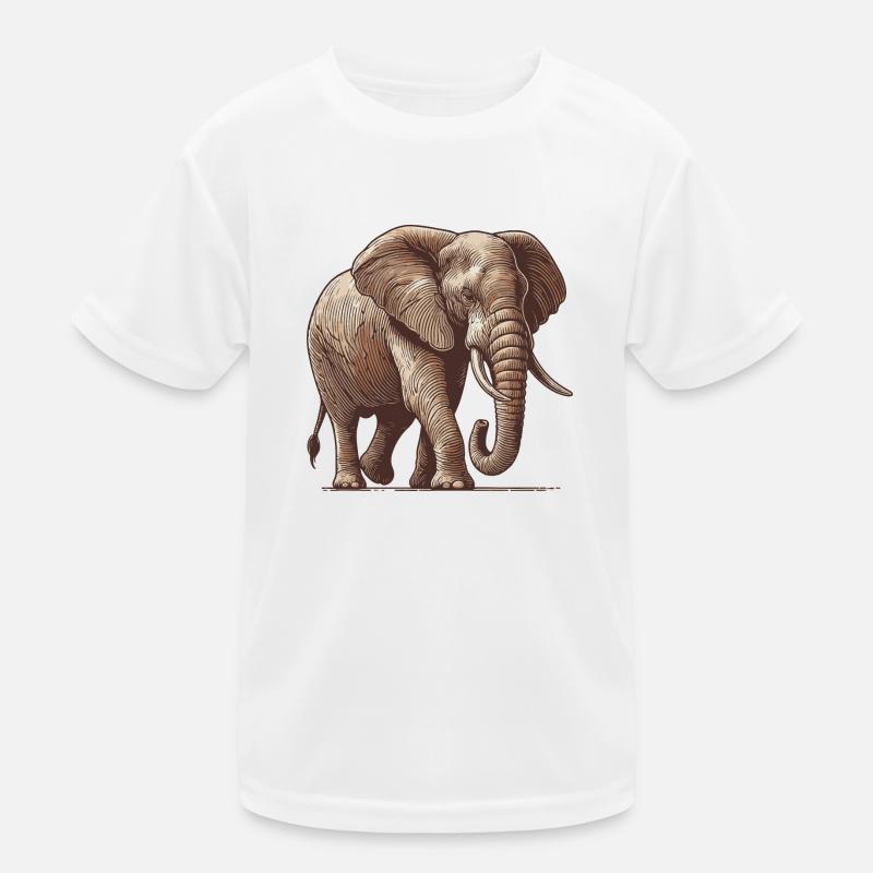 Elefant Kinder Funktions-T-Shirt
