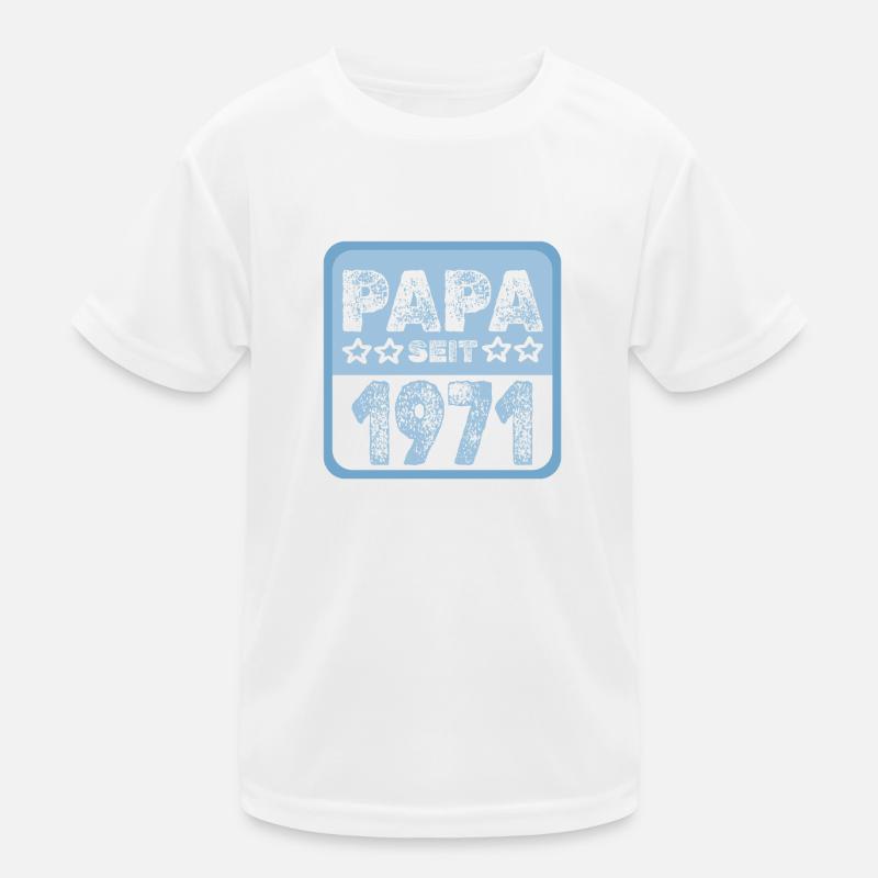 seit 1971 Kinder Funktions-T-Shirt