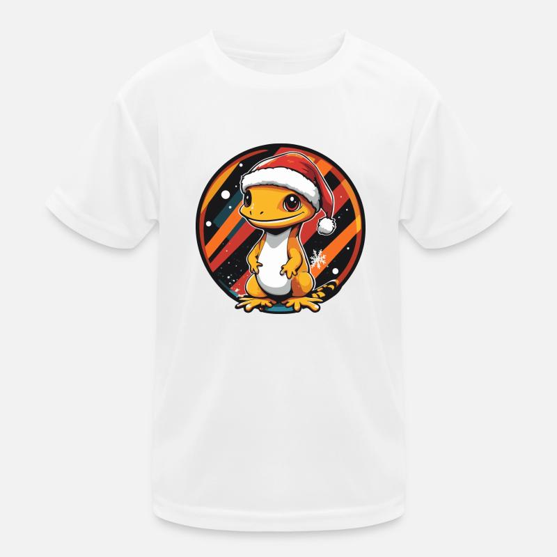 Noël Lizard Noël T-shirt sport Enfant