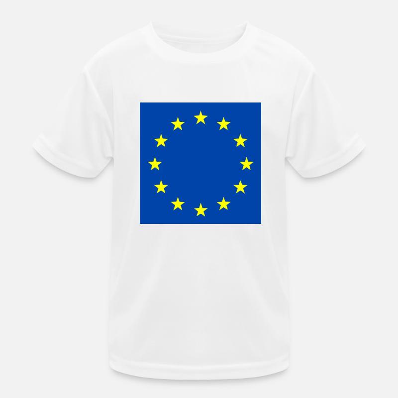Drapeau de l’Europe T-shirt sport Enfant