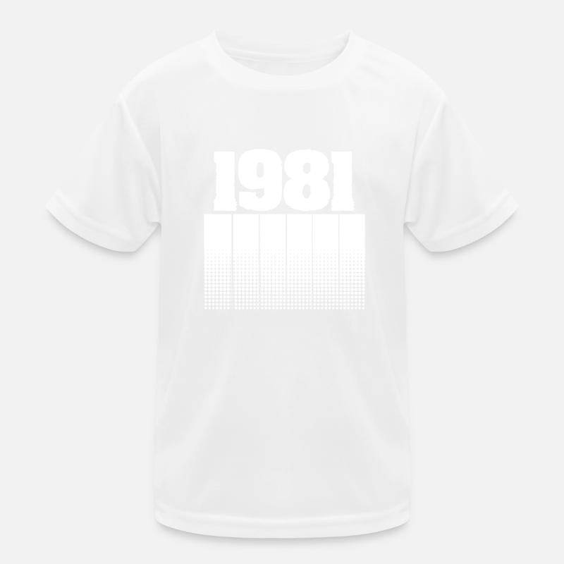 1981 1981 Kinder Funktions-T-Shirt