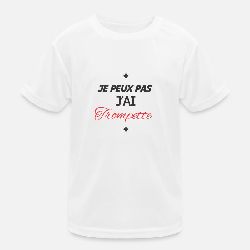 Ich kann nicht, ich habe einen Trompeter, Trompeter Kinder Funktions-T-Shirt