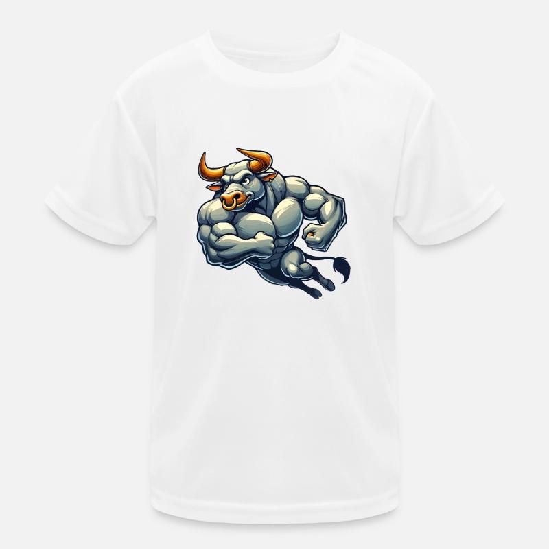 stier comic Kinder Funktions-T-Shirt