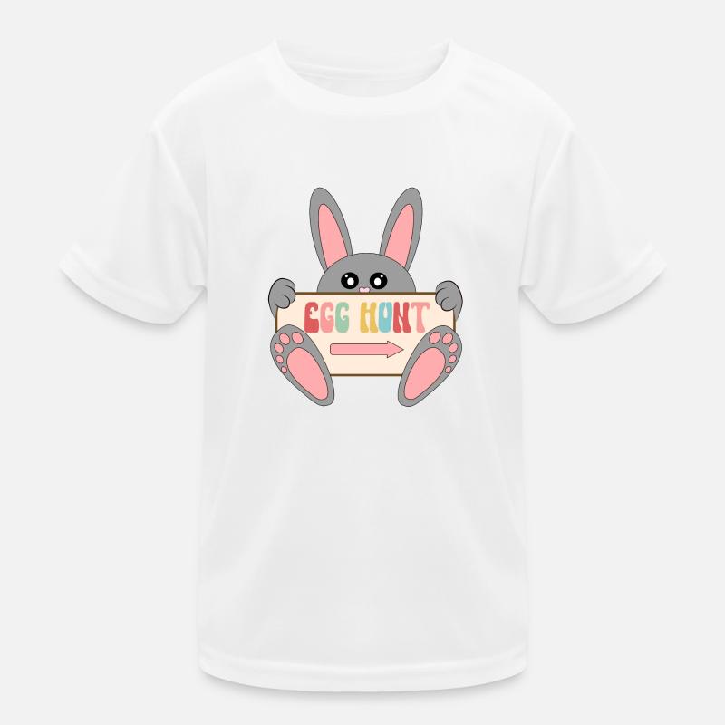 Egg Hunt Kids Functional T-Shirt