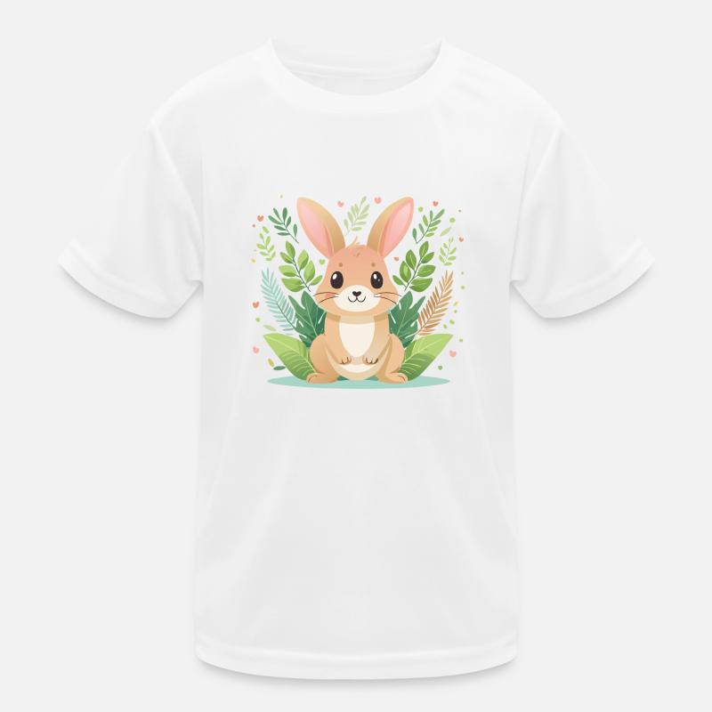 Lapin mignon, grande joie T-shirt sport Enfant