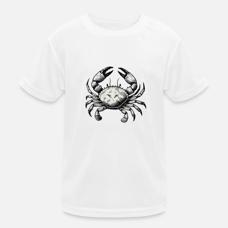 krebs krabbe Kinder Funktions-T-Shirt