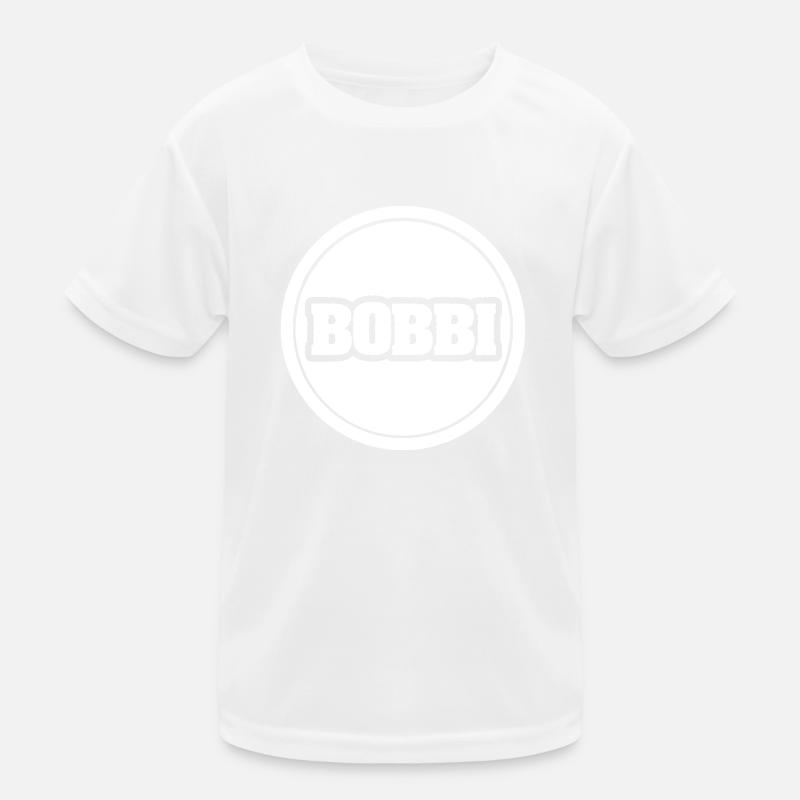First name Bobbi Kids Functional T-Shirt