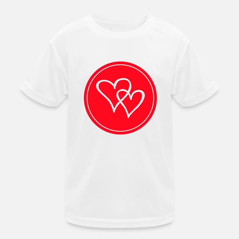 herzchen Kinder Funktions-T-Shirt