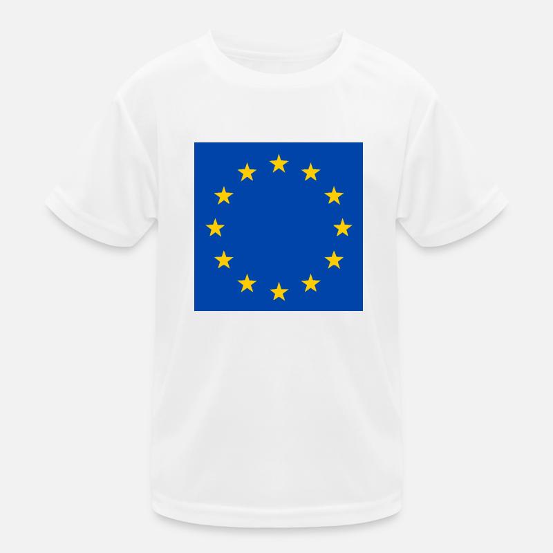 Drapeau de l’Europe T-shirt sport Enfant