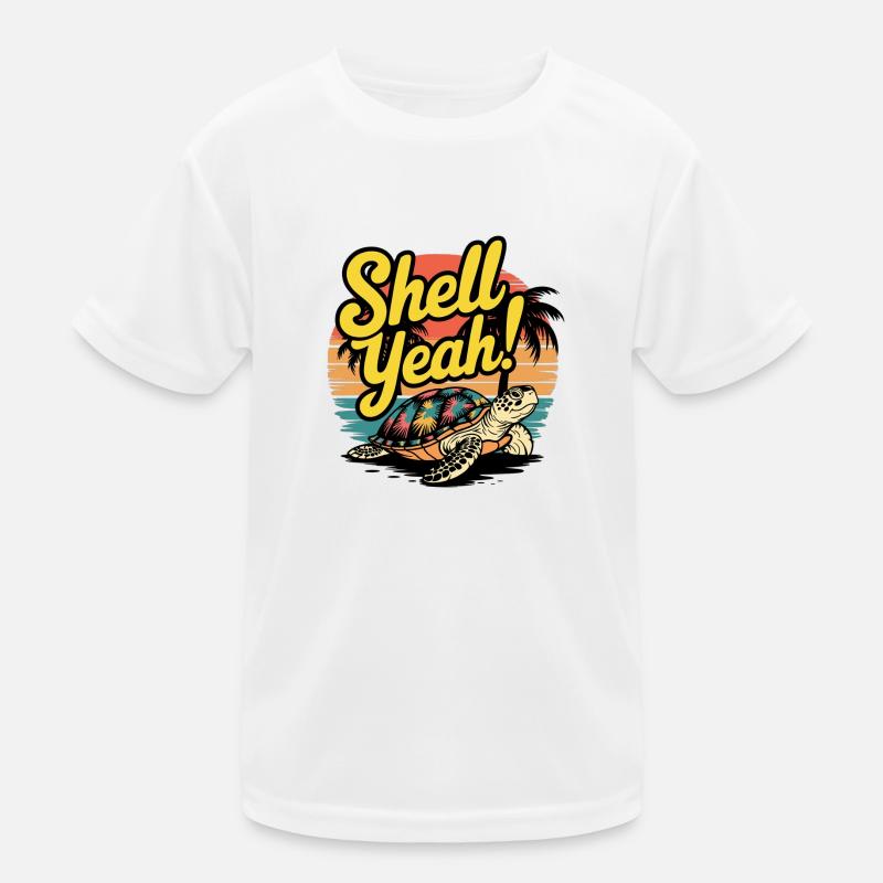 Shell Yeah Kinder Funktions-T-Shirt