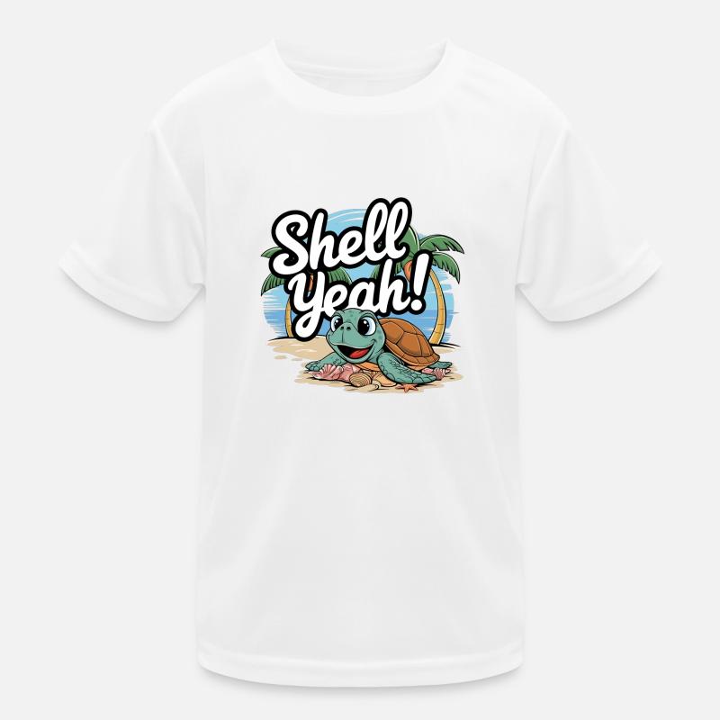 Shell Yeah Kinder Funktions-T-Shirt