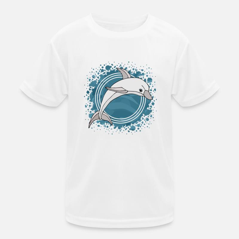Delfin Kinder Funktions-T-Shirt