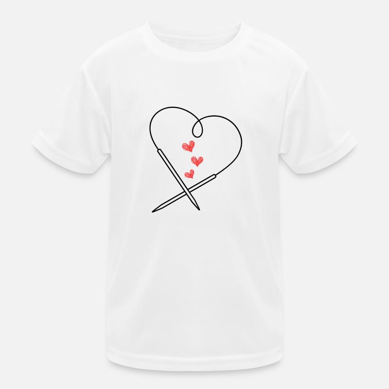 Stricken Stricken Häkeln Stricker Kinder Funktions-T-Shirt