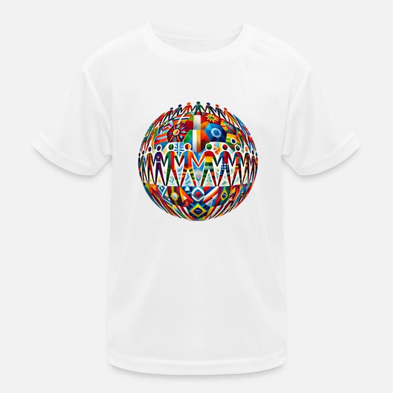 Unity in Diversity – Strong Together Kids Functional T-Shirt