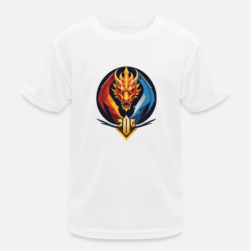 Drache Kinder Funktions-T-Shirt