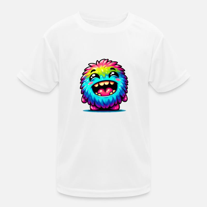 Kleines süsses Monster Kinder Funktions-T-Shirt
