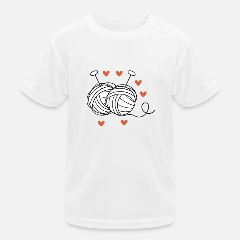 Stricken Stricken Häkeln Stricker Kinder Funktions-T-Shirt