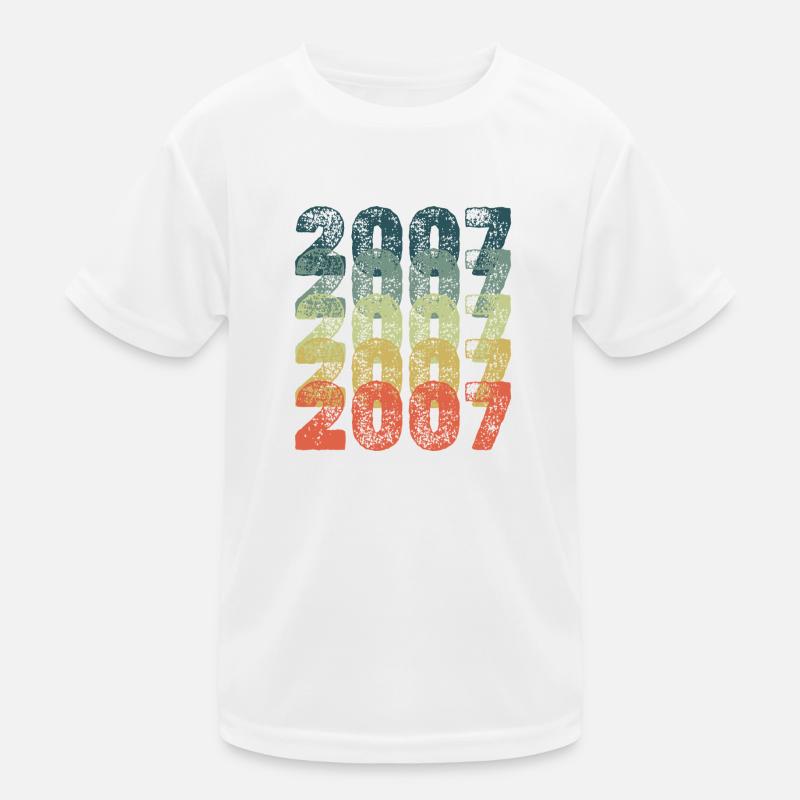 Year 2007 Kids Functional T-Shirt