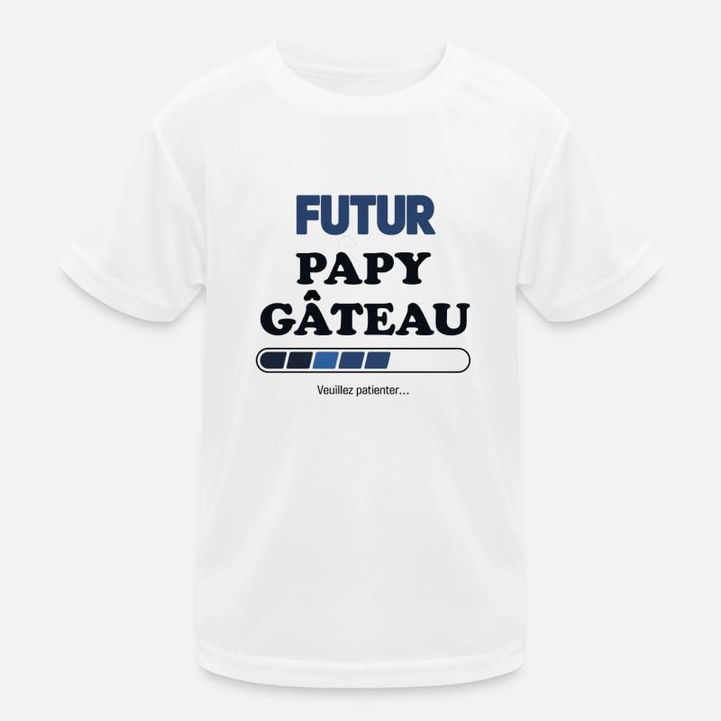 futur papy gâteau T-shirt sport Enfant
