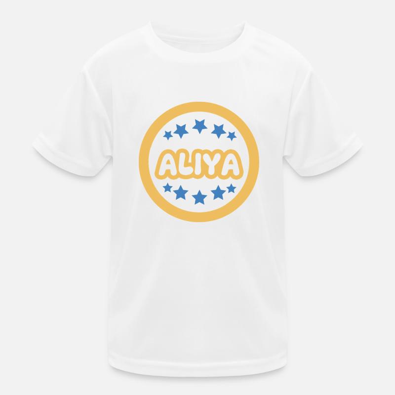 First name Aliya Kids Functional T-Shirt