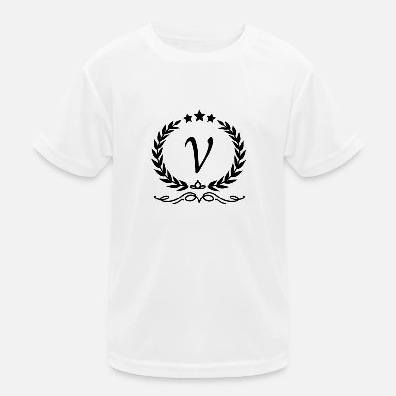 Letter V Crown Kids Functional T-Shirt