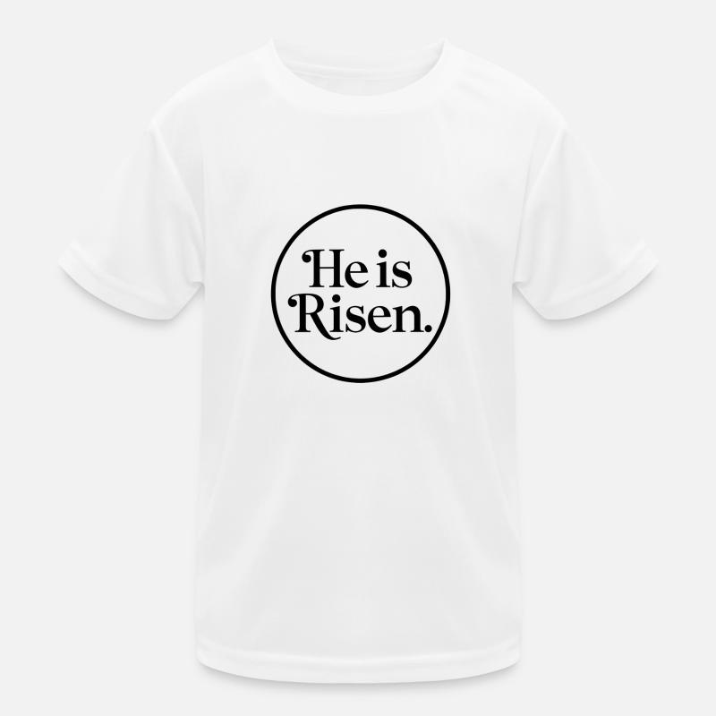 He is risen Kids Functional T-Shirt