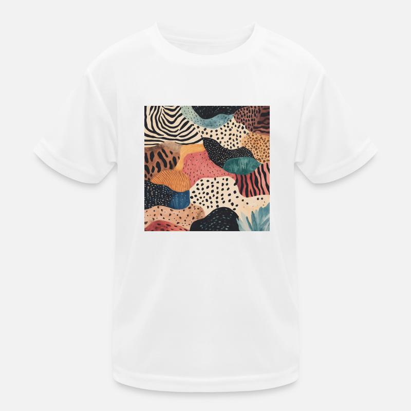 Modèle de diversité - T-shirt sport Enfant - blanc