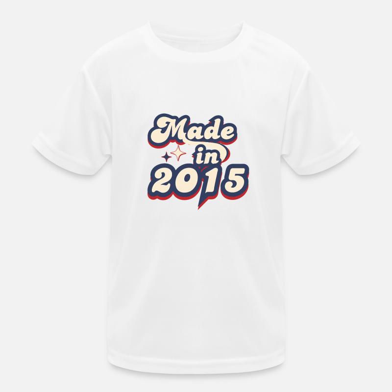 Made in 2015 retro T-shirt sport Enfant