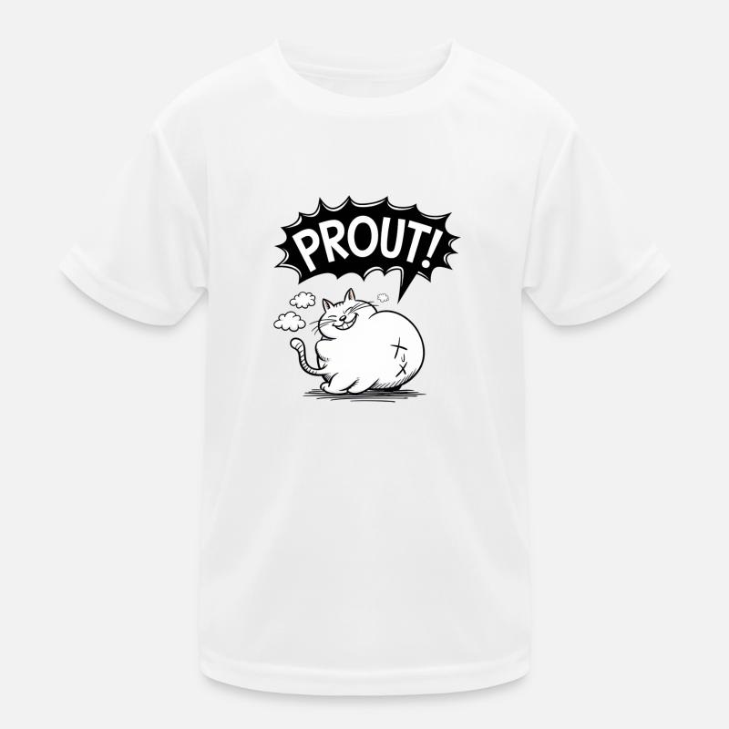 Fart cat Kids Functional T-Shirt