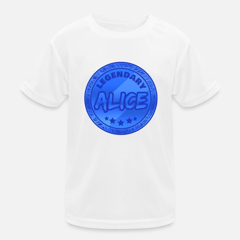 First name Alice Kids Functional T-Shirt