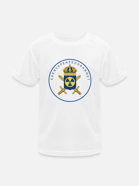Le programme suédois d’armement nucléaire - T-shirt sport Enfant - blanc - Devant