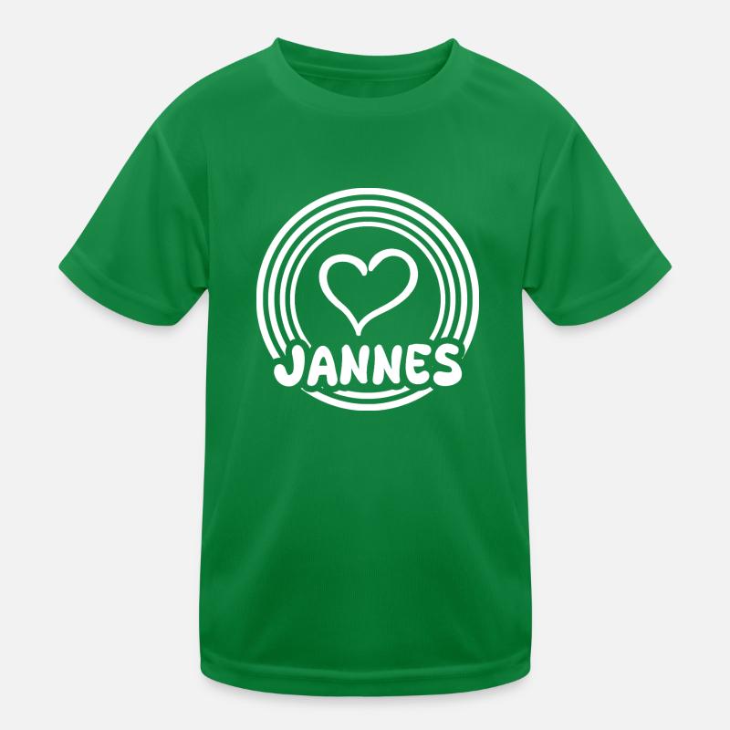 Jannes als Name Kinder Funktions-T-Shirt