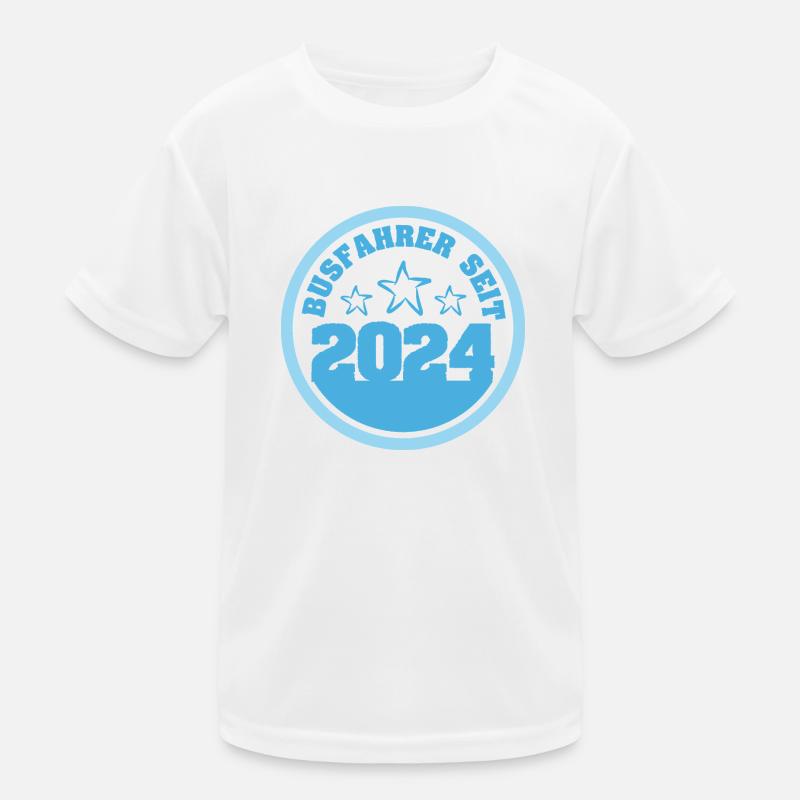 Busfahrer 2024 Kinder Funktions-T-Shirt