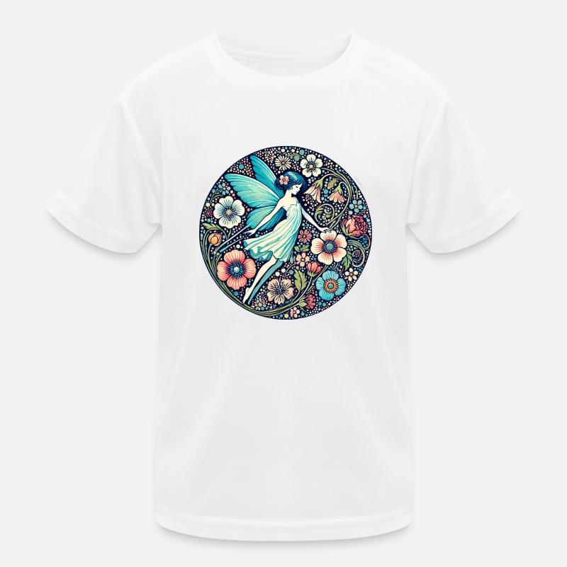 Blaue Fee Kinder Funktions-T-Shirt