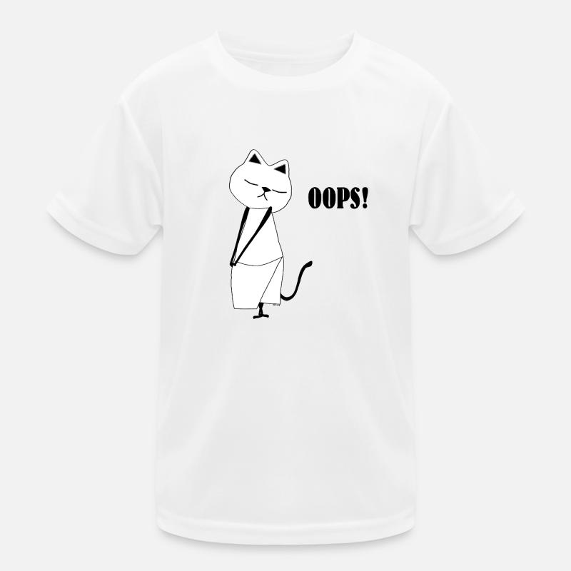 Nekochan Antonio Oops Kinder Funktions-T-Shirt