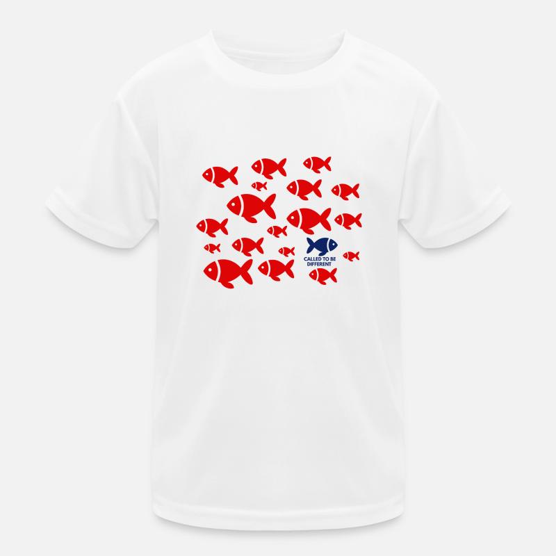 Being different (fish humor) Kids Functional T-Shirt