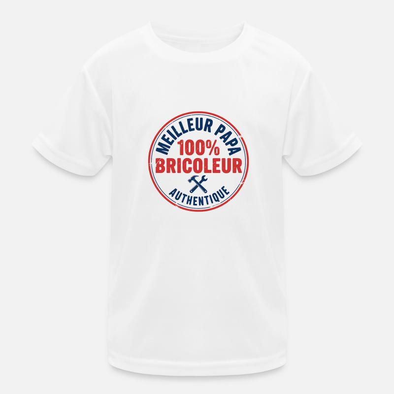 Bester Papa-Handwerker, Vatertagsgeschenk Kinder Funktions-T-Shirt