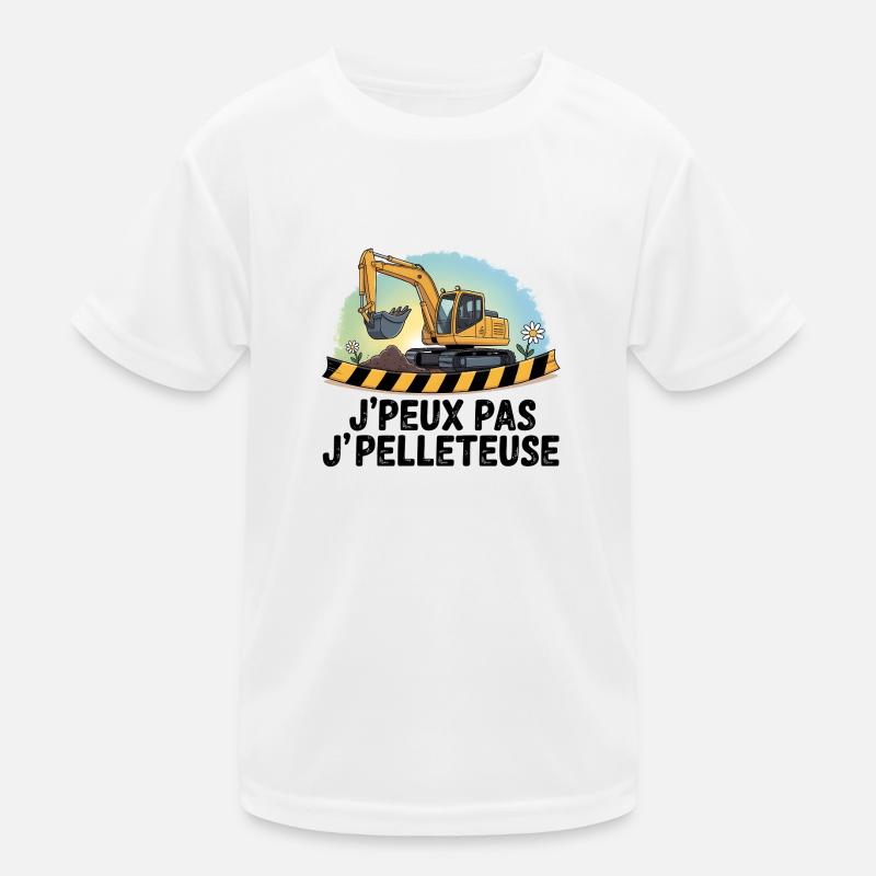 Ich kann keinen Bagger haben Kinder Funktions-T-Shirt