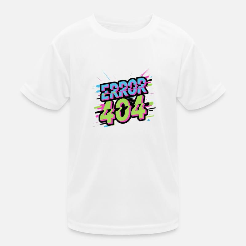 Error 404 Kids Functional T-Shirt